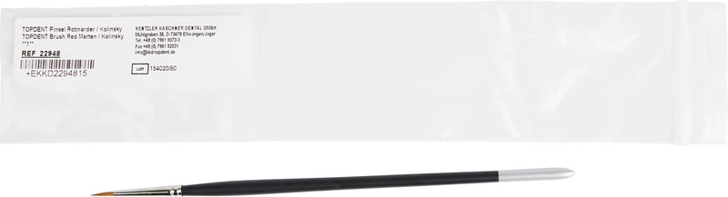 TOPDENT Pinsel Rotmarder Kolinsky  Stück  Nr. 1