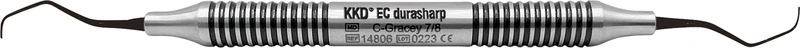 KKD® Easy Clean durasharp Gracey Kürette  Stück  Figur 7\8, für Prämolaren\Molaren, mit Metallgriff