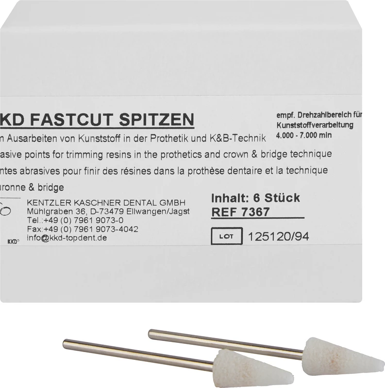 KKD® Fastcut Spitzen  Packung  6 Stück Nr. 4