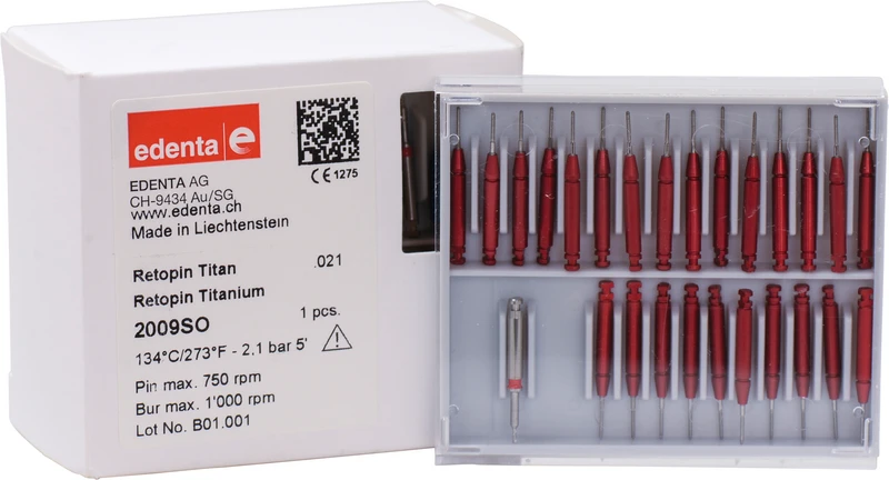 Retopin  Sortiment  100 montierte Sifte Titan