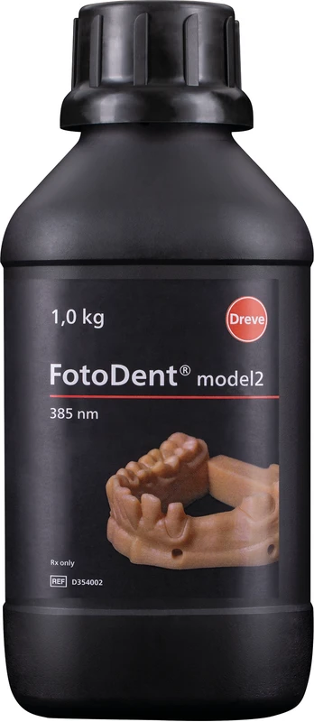FotoDent® model 2  Flasche  1 kg 385 nm, beige-opak