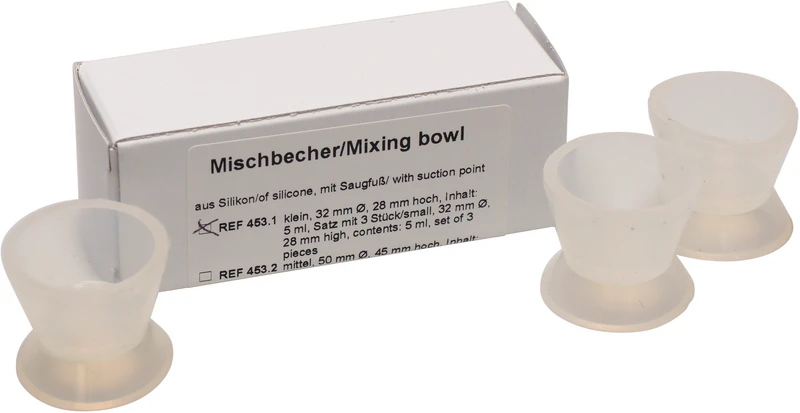 Anmischbecher  Packung  3 Becher klein Ø 32 mm, für ca. 5 ml