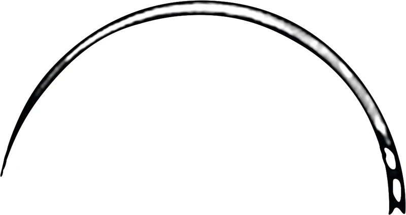 Chirurgische Nähnadeln  Packung  12 Stück Rundkörper, gebogen, Figur 7