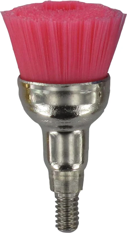 Nylon Polierbürsten Smart  Packung  100 Stück pink, weich, screw