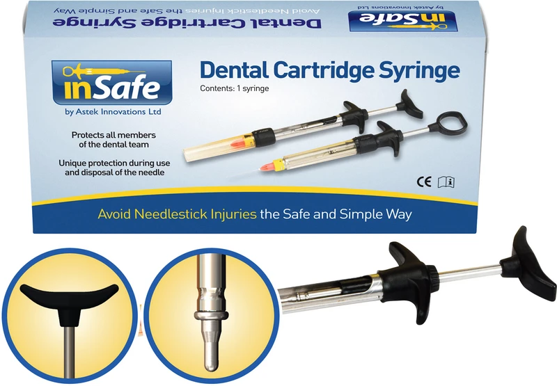 inSafe Spritze   Stück  2,2 ml, selbst aspirierend , T-Griff