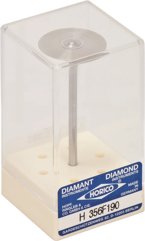 SUPERDIAFLEX® 356  Stück  einseitig, gelb extra-fein, HP, Figur 356 F, 0,10 mm, ISO 190