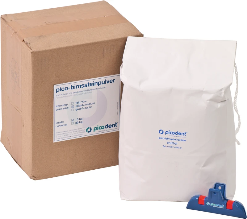 pico-bimssteinpulver  Karton  5 kg mittel