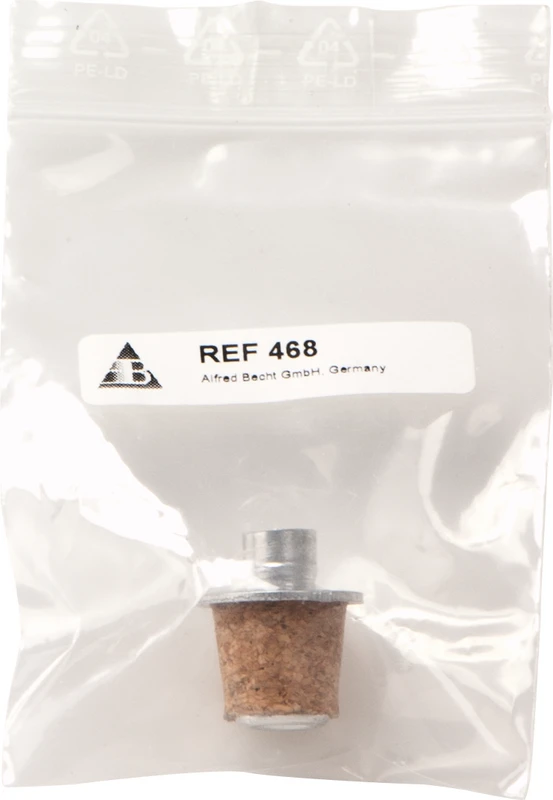 Spirituslampe aus Opalglas  Stück  Brenner-Röhrchen mit aufgepresstem Kork