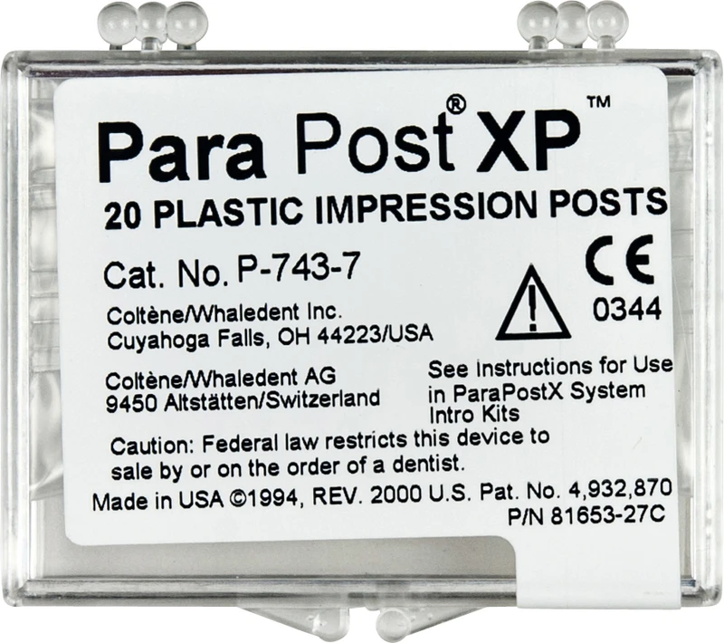 ParaPost® XP Abformstifte  Nachfüllpackung  20 Stück Ø 1,75 mm