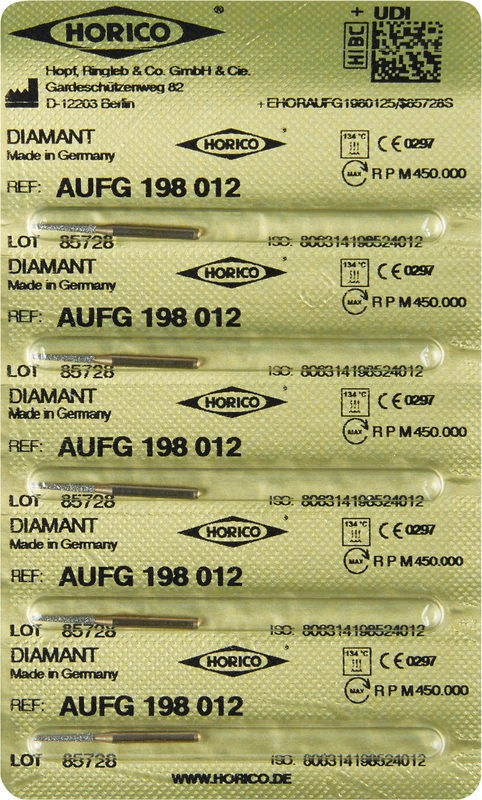 Diamant AuFG 198  Packung  5 Stück FG, Figur 198, ISO 012