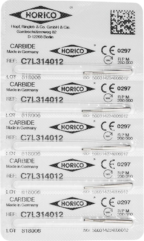 HM-Bohrer C7L  Packung  5 Stück FG, Figur 234 lang, ISO 012