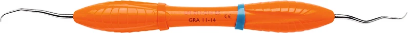 LM Gracey   Stück  Figur 11\14, mesial-distal, orange, LM-ErgoSense® Griff