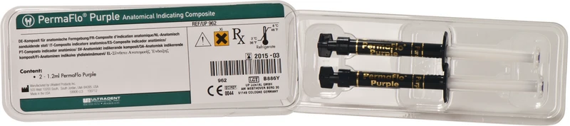 PermaFlo  Packung  2 x 1,2 ml Spritze purple