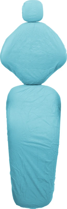Monoart® Universal Einmalbezüge für Behandlungsstühle  Karton  25 Stück (Kopfteil, Rückenlehne, Sitz) blau