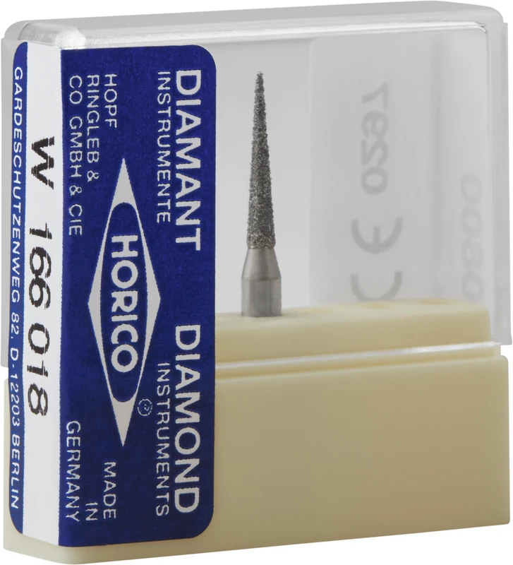 Diamantschleifer 166  Stück  RA, Figur 166, 10 mm, ISO 018