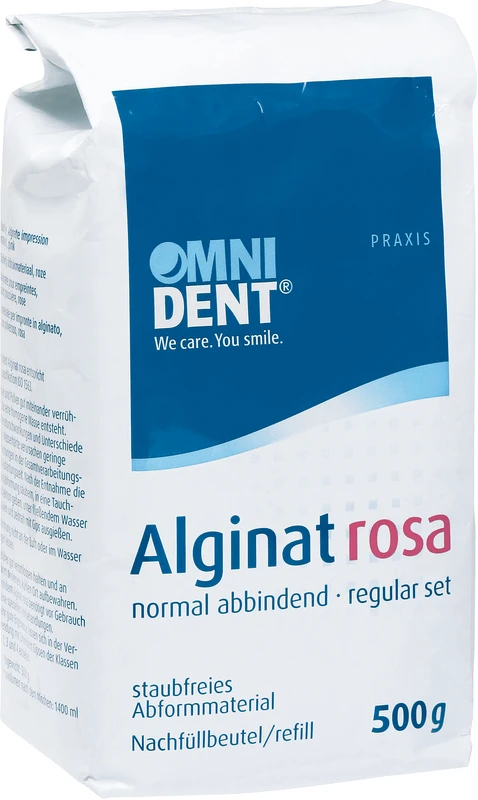 Alginat rosa  Beutel  500 g NH Pfefferminz, rosa