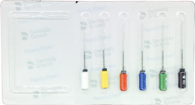 READYSTEEL Senseus Hedstroem Files  Sortiment  6 Stück 31 mm ISO 015-040