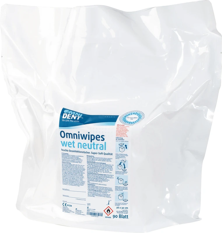 Omniwipes wet  Packung  90 Stück neutral, 28 x 30 cm