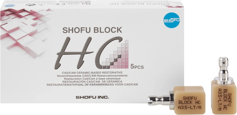 SHOFU BLOCK HC  Packung  5 Stück A3,5-LT, universal, 1-schichtig
