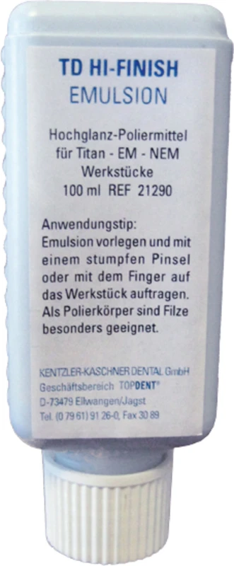 TOPDENT Hi-Finish Emulsion  Flasche  100 ml