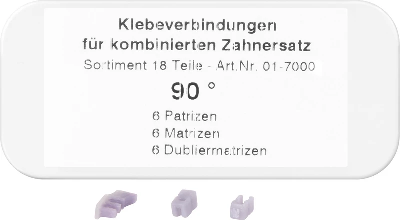 Klebeverbindungen  Packung  5 Stück regular, 90°