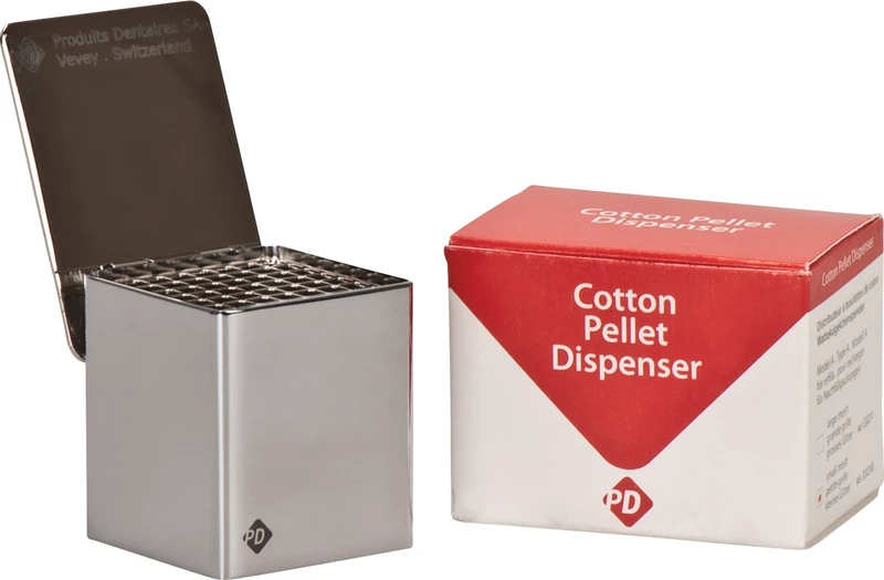 PD Wattekügelchenspender  Stück  Modell A, kleines Gitter