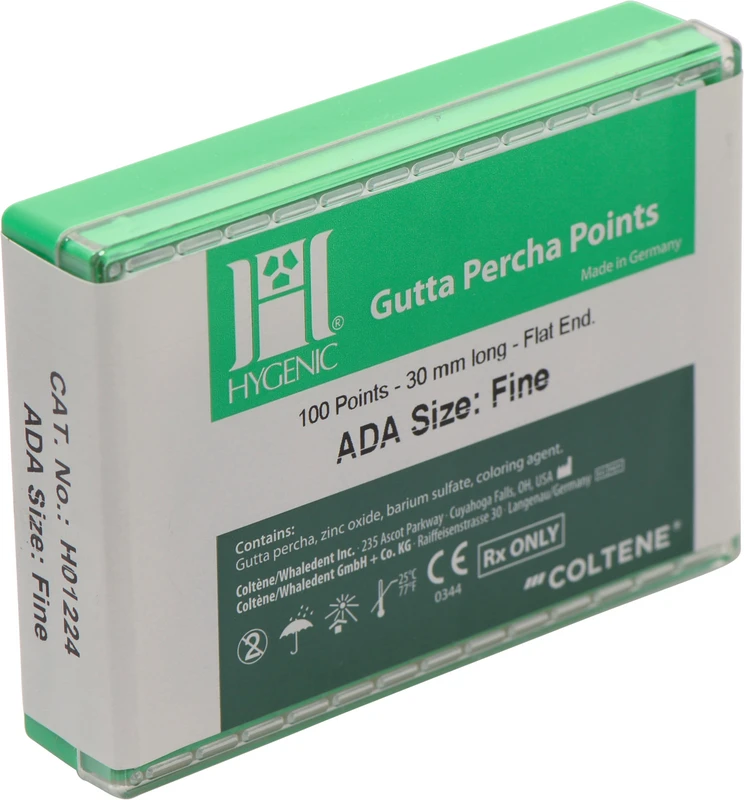 HYGENIC® Guttapercha Spitzen Conventional  Box  100 Stück pink, F