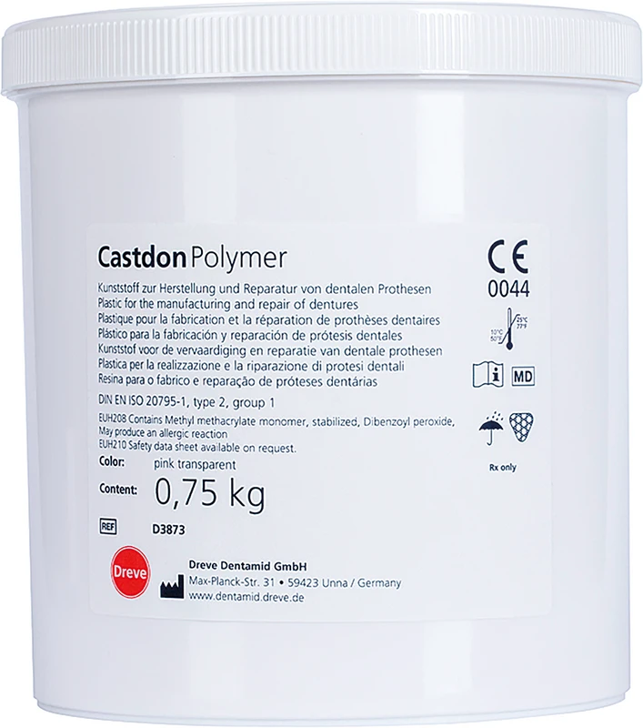 Castdon  Dose  750 g Pulver rosa-transparent
