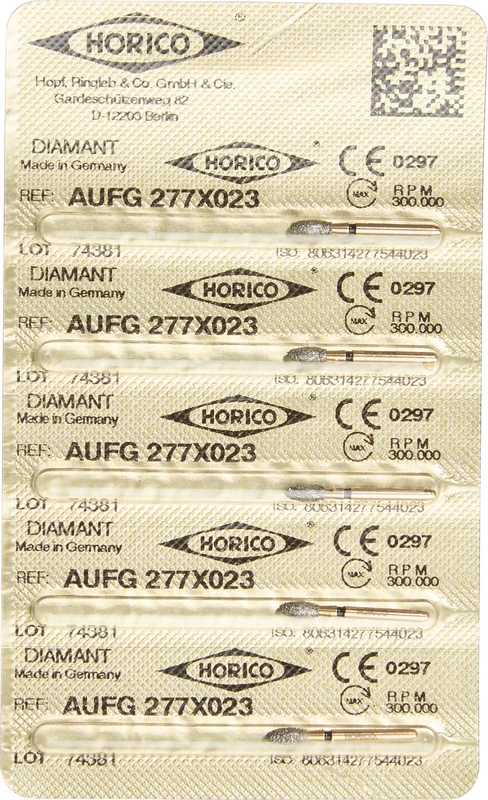 Diamant AuFG 277  Packung  5 Stück schwarz extra grob, FG, Figur 277, ISO 023