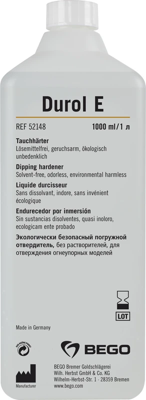 Durol E  Flasche  1 Liter Tauchhärter
