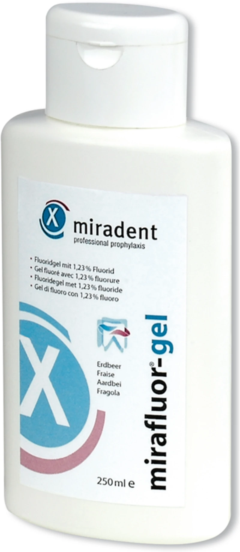 mirafluor®-gel  Flasche  250 ml Erdbeere