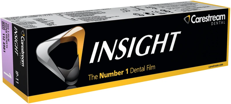 INSIGHT Periapical Film  Papierpackung  100 Doppelfilme 2,4 x 4 cm, IP-11