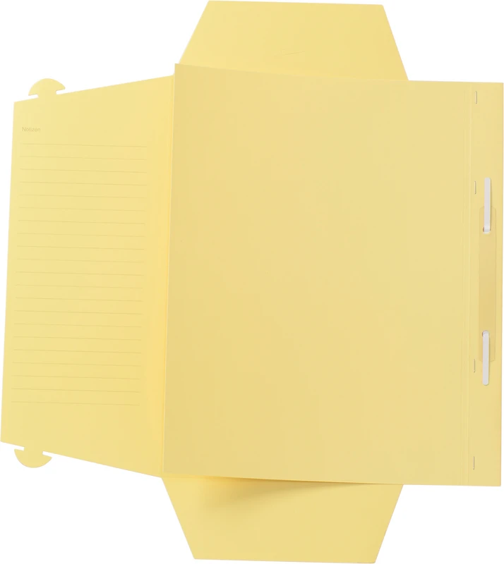 Karteimappe A4 Universal  Packung  100 Stück gelb