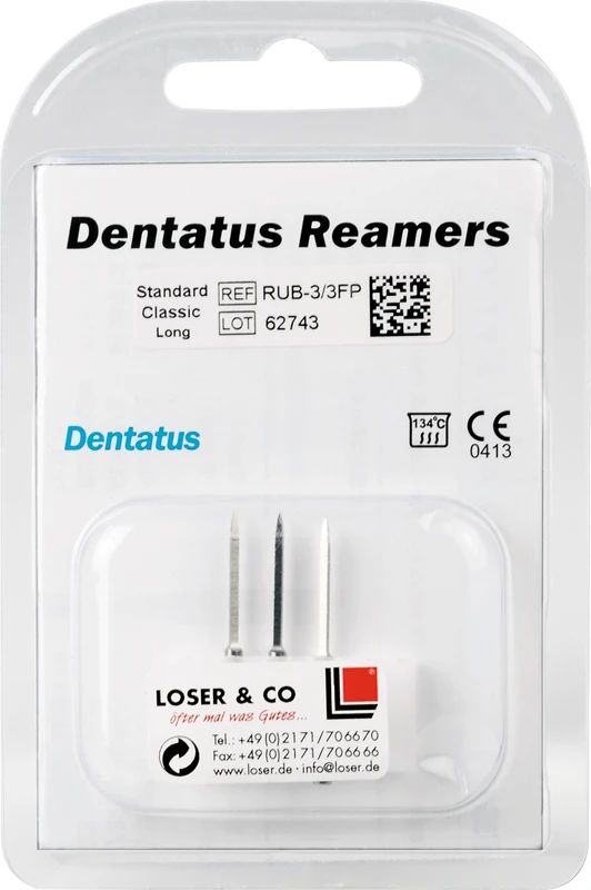 Classic Reamer  Packung  3 Stück 33 mm, Ø 1,35 mm, Größe 3