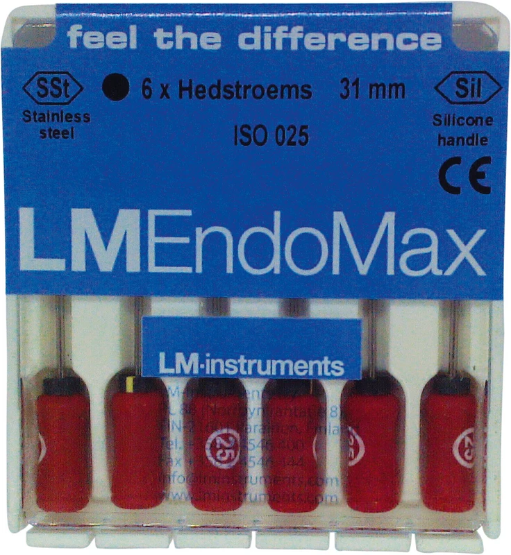 EndoMax Hedström-Feilen  Packung  6 Stück 31 mm ISO 025