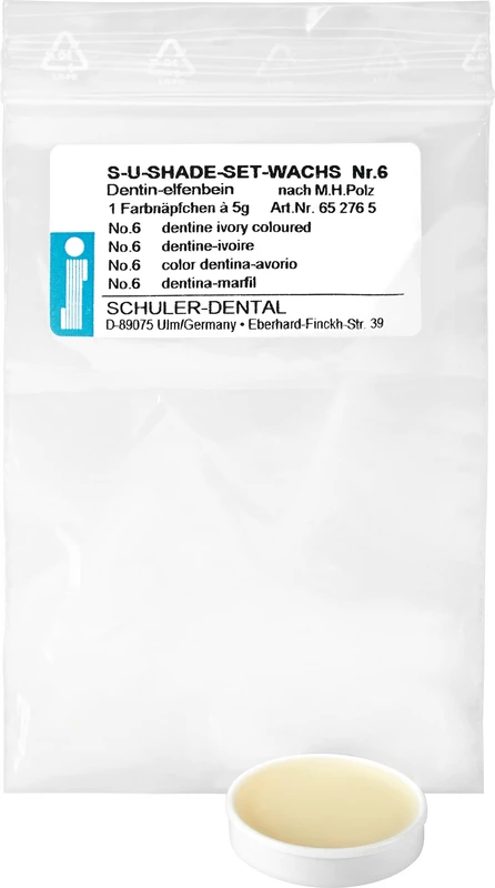 S-U-Shade-Set  Packung  5 g Farbnäpfchen dentin-elfenbein