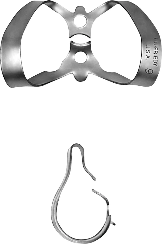 Kofferdam-Klammern  Stück  Front #9 RDCM9