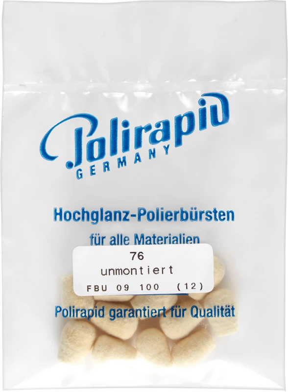 Filzkörper  Packung  12 Stück Nr. 76, unmontiert, Filz, Ø 9 mm, L: 13 mm