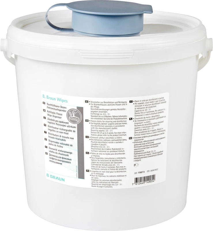 Wipes Spendereimer leer  Stück  leer, Deckel grau