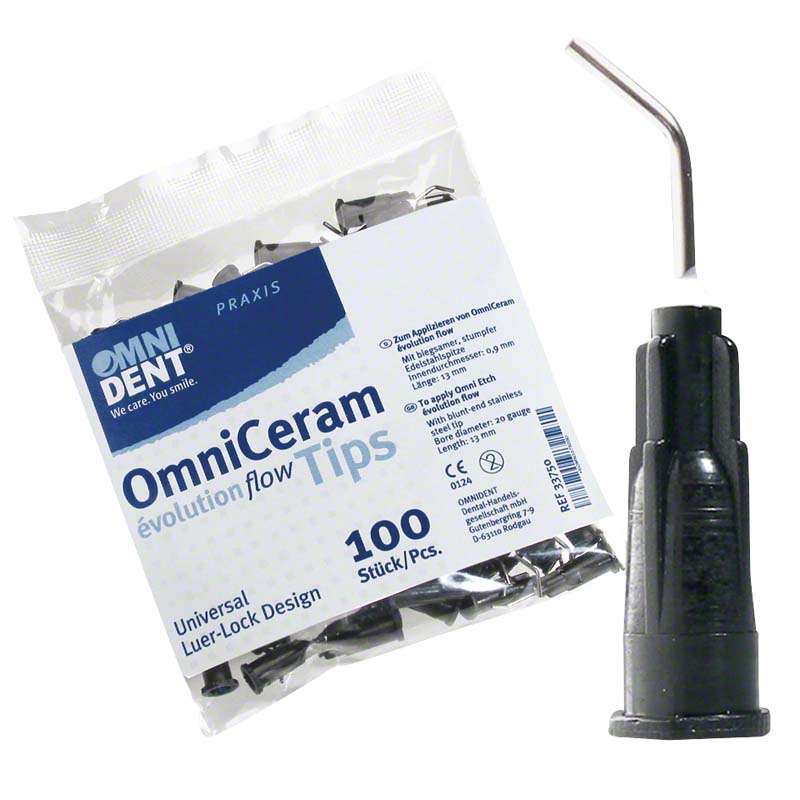 OmniCeram évolution flow Tips  Packung  100 Stück L 13 mm, Innen-Ø 0,9 mm, G20
