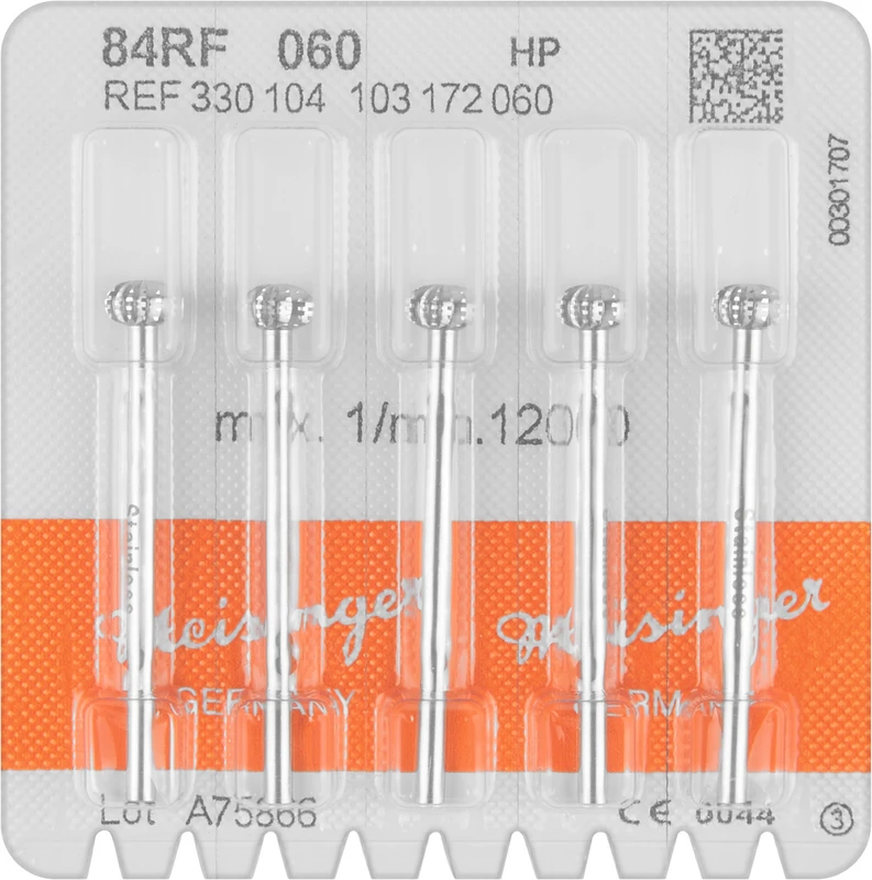 Stahlfräser 84RF  Packung  5 Stück HP, Figur 103, 3,5 mm, ISO 060