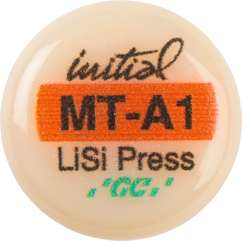 GC Initial LiSi Press  Packung  5 x 3 g Rohling A1 MT