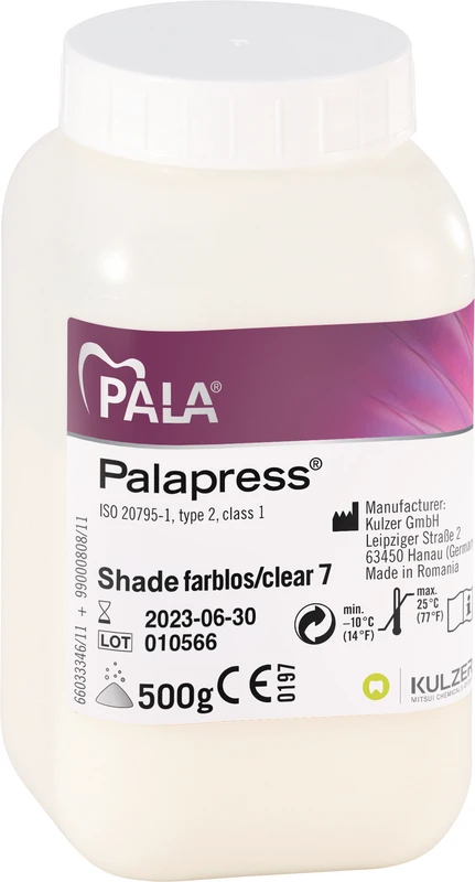 Palapress®   Dose  500 g Pulver farblos