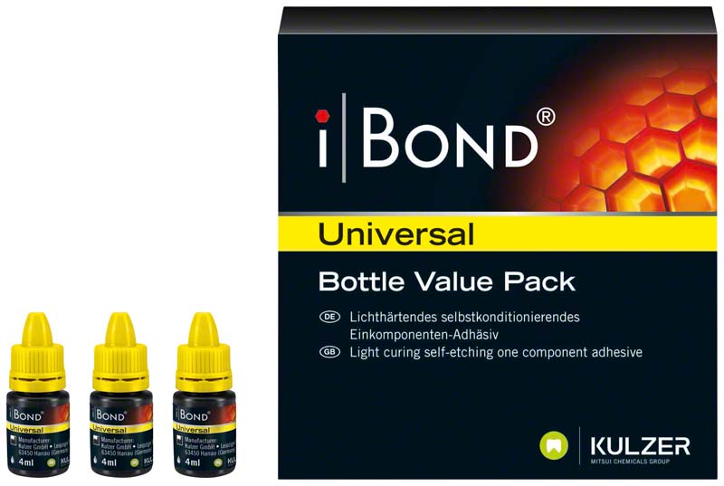 iBOND® Universal  Value Pack  3 x 4 ml Flasche Bond