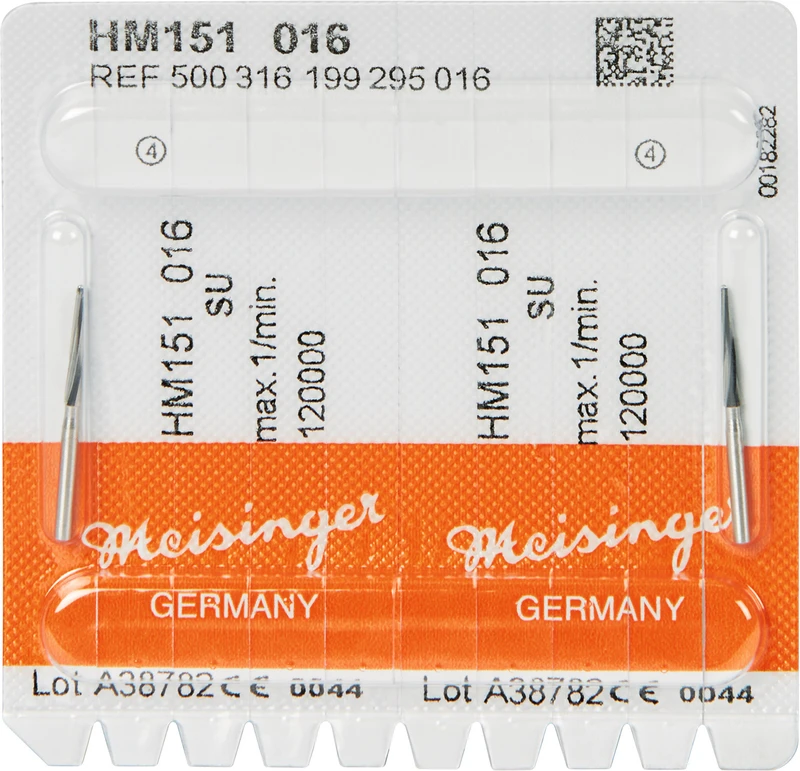 Chirurgie Fräser HM 151  Packung  2 Stück FG XL, Figur 199, 10,8 mm, ISO 016