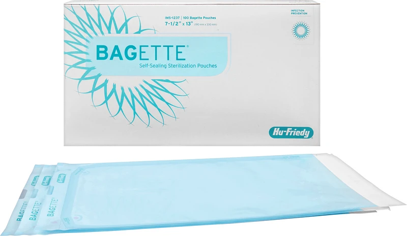 IMS Bagette Sterilisationstüten  Packung  100 Stück, IMS-1237, für 5 Instrumente, 190 x 330 mm