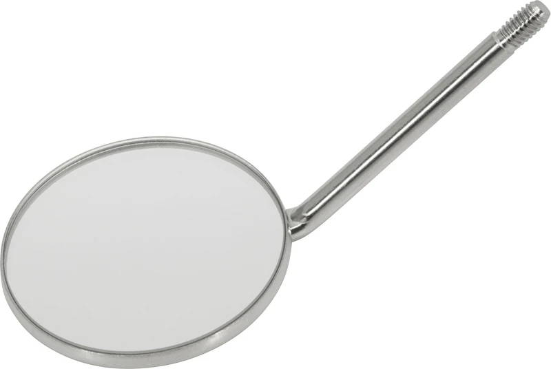 SEplus Mundspiegel  Packung  12 Stück SS-Stiel 5 plan, Ø 24 mm