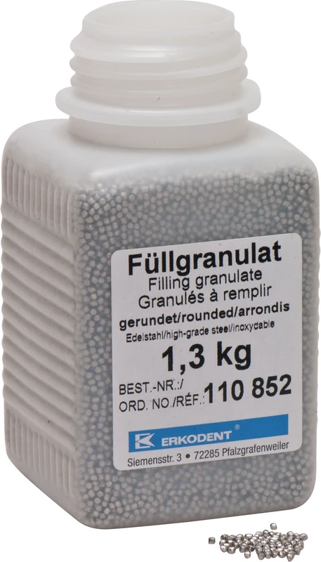 Füllgranulat Edelstahl  Packung  1,3 kg gerundet