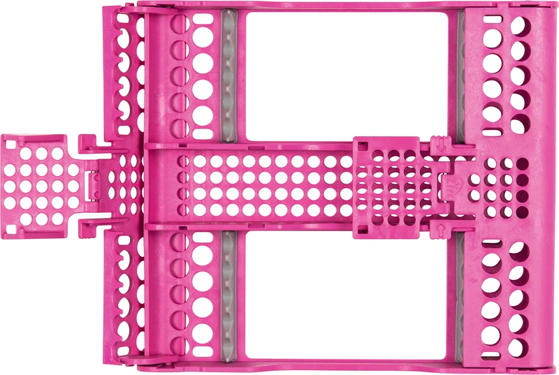 E-Z Jett Kassetten  Stück  20,2 x 17,9 x 3 cm, für 10 Instrumente neonpink
