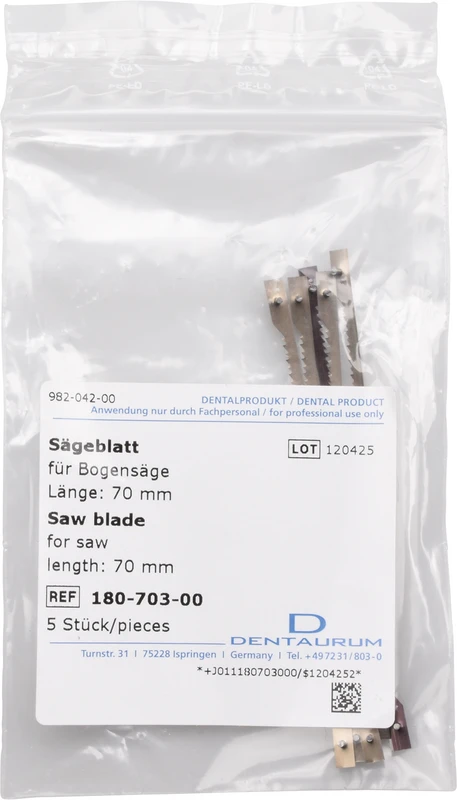 Sägeblätter  Packung  5 Stück 180-703-00
